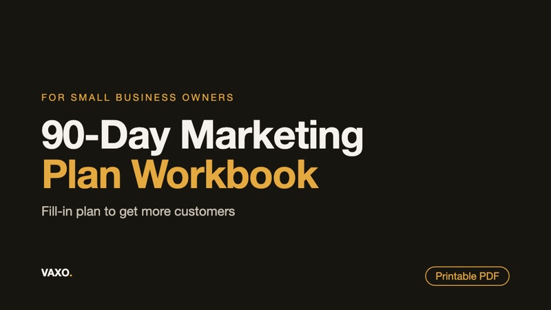 90-Day Marketing Plan Workbook