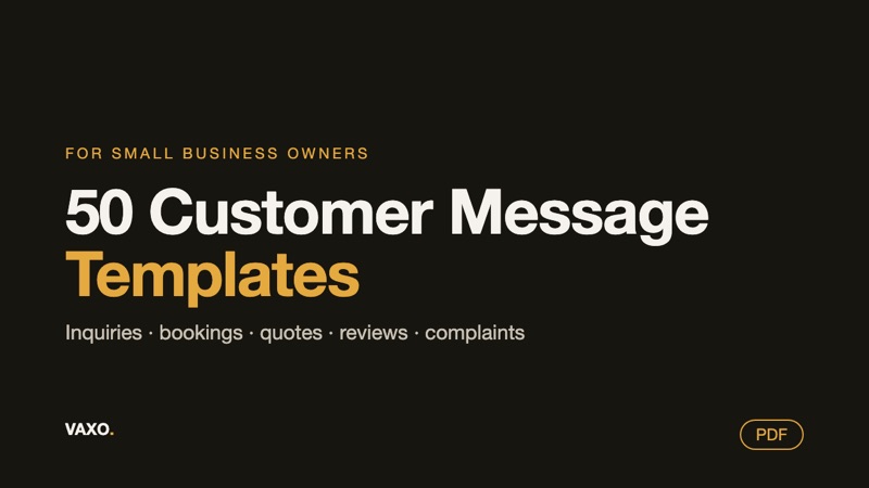 50 Customer Message Templates