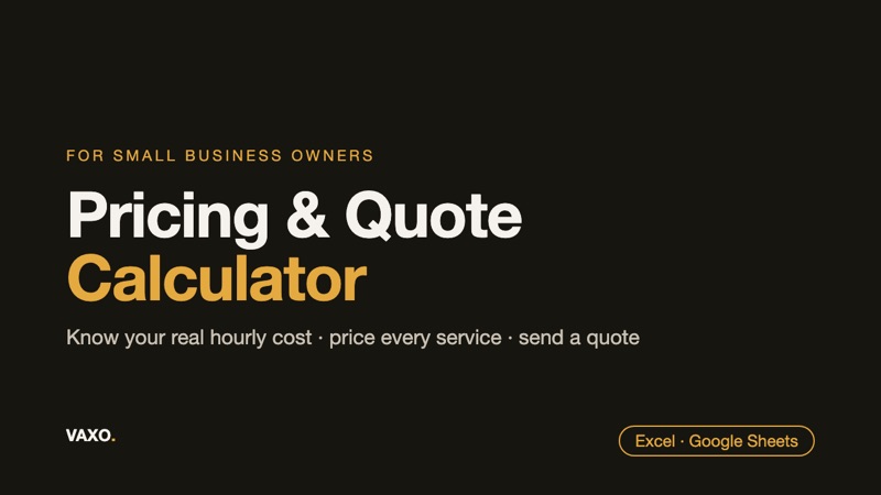 Service Pricing & Quote Calculator